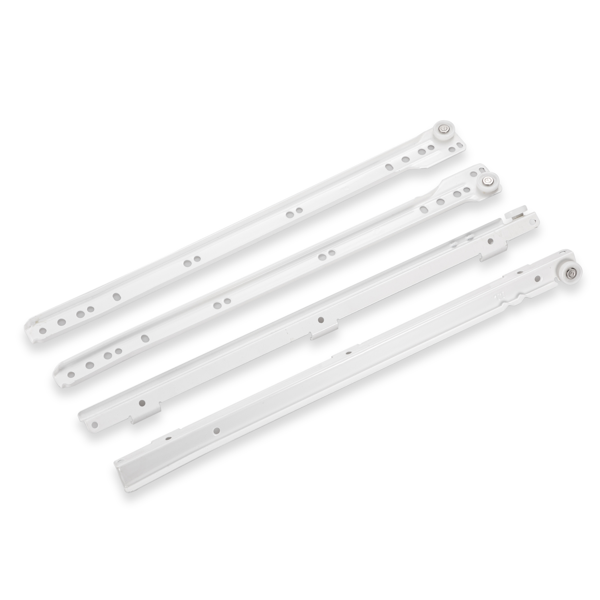 thumbnail image 2 of Face Frame Socket Set For European Drawer Slides – White Plastic (2-Pack) 2 of 5