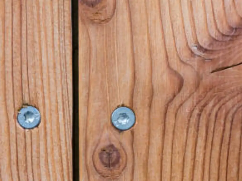 countersunk screws