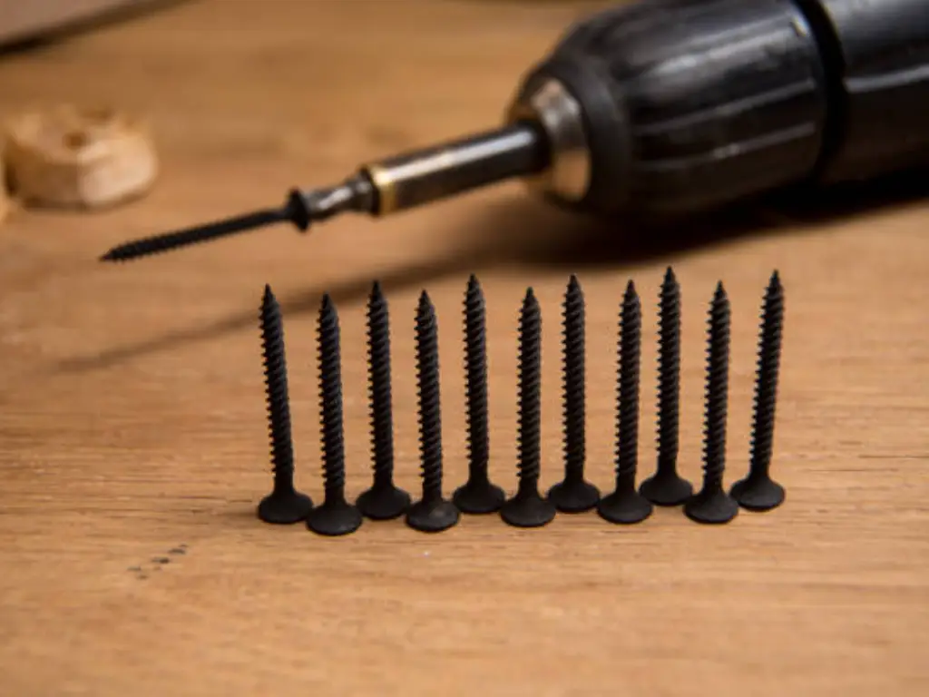 using drywall screws in wood