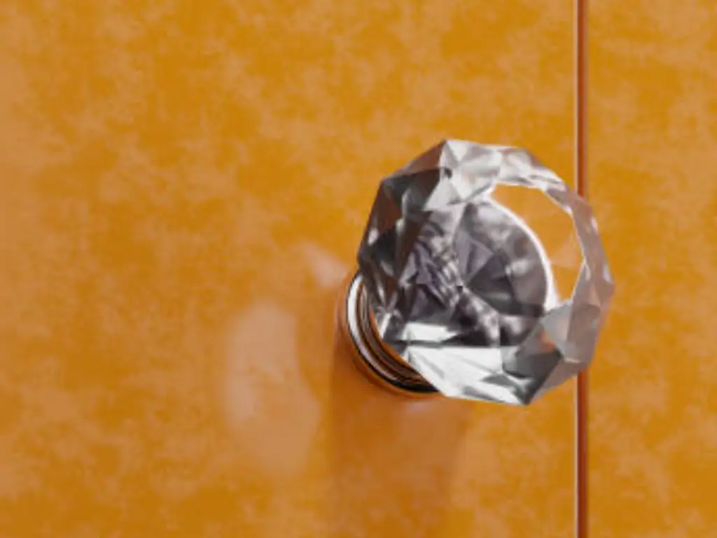 crystal cabinet knob