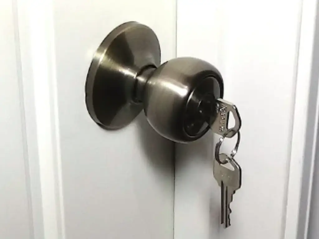 keyed entry knob