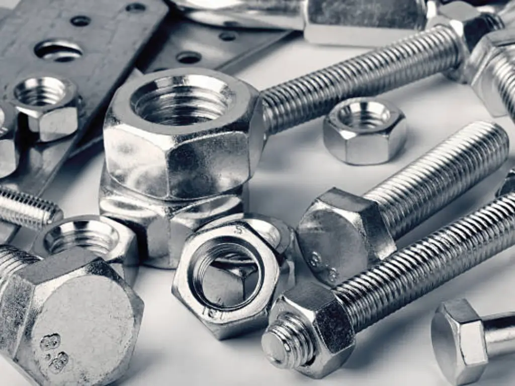 metal bolts, nuts and other