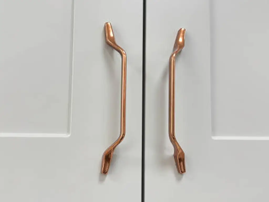 copper cabinet handles